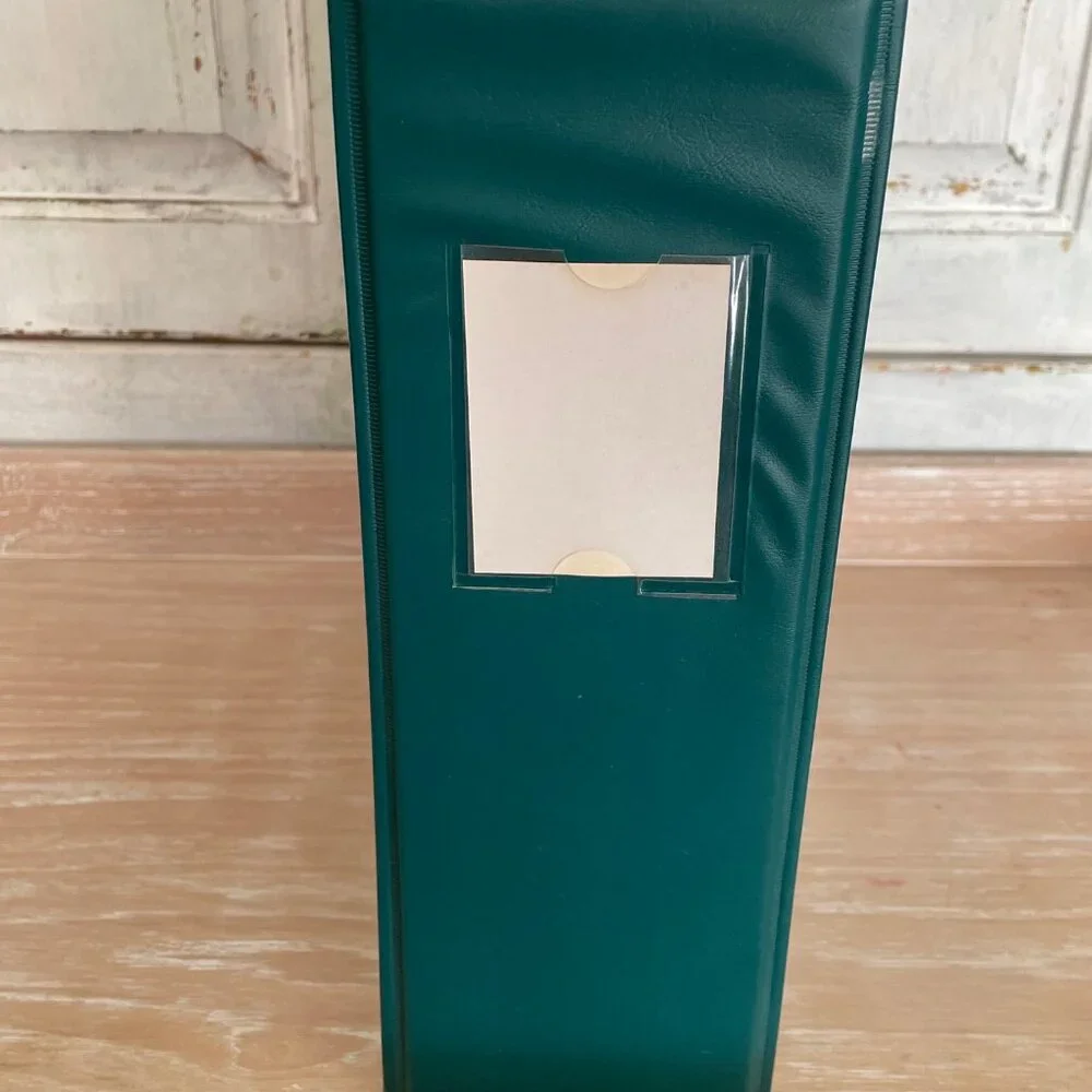 Wilson Jones 3 inch D-Ring Binder Forest Green Pre-Owned
